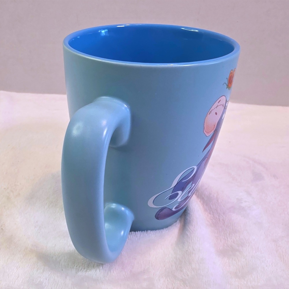 Disney Store Eeyore Winnie the Pooh Blue Ceramic Coffee Mug - Picture 2 of 7